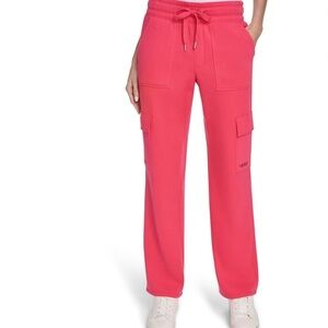 DKNY Vibrant Pink Jogger Pants